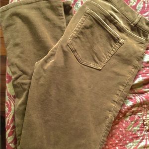 Chaps Tan Corduroy Slacks/Pants/Trousers Size 14